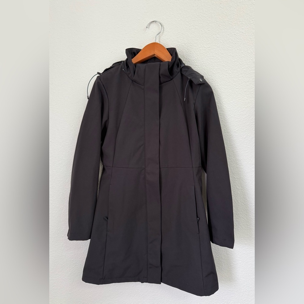 Design Collective Black Hooded Waterproof Outdoor Winter Jacket Women’s Size XS - Picture 5 of 8